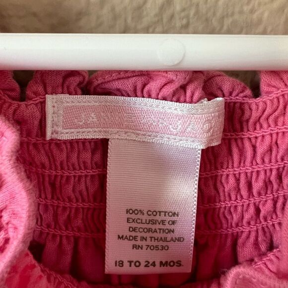 Janie and Jack Pink Ruffle Top - Picture 4 of 5